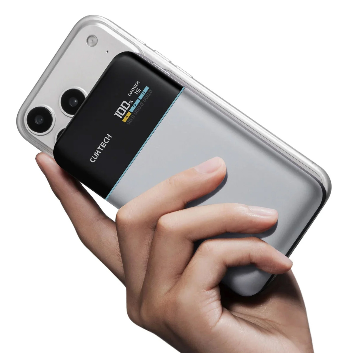 POWER BANK CUKTECH 15 AIR PB150S 15000MAH 100W CON PANTALLA TFT - 2