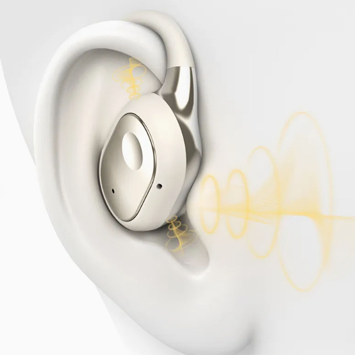 AUDÍFONOS CONDUCCIÓN ÓSEA LDNIO T11 BLUETOOTH 28H - BLANCO - 2
