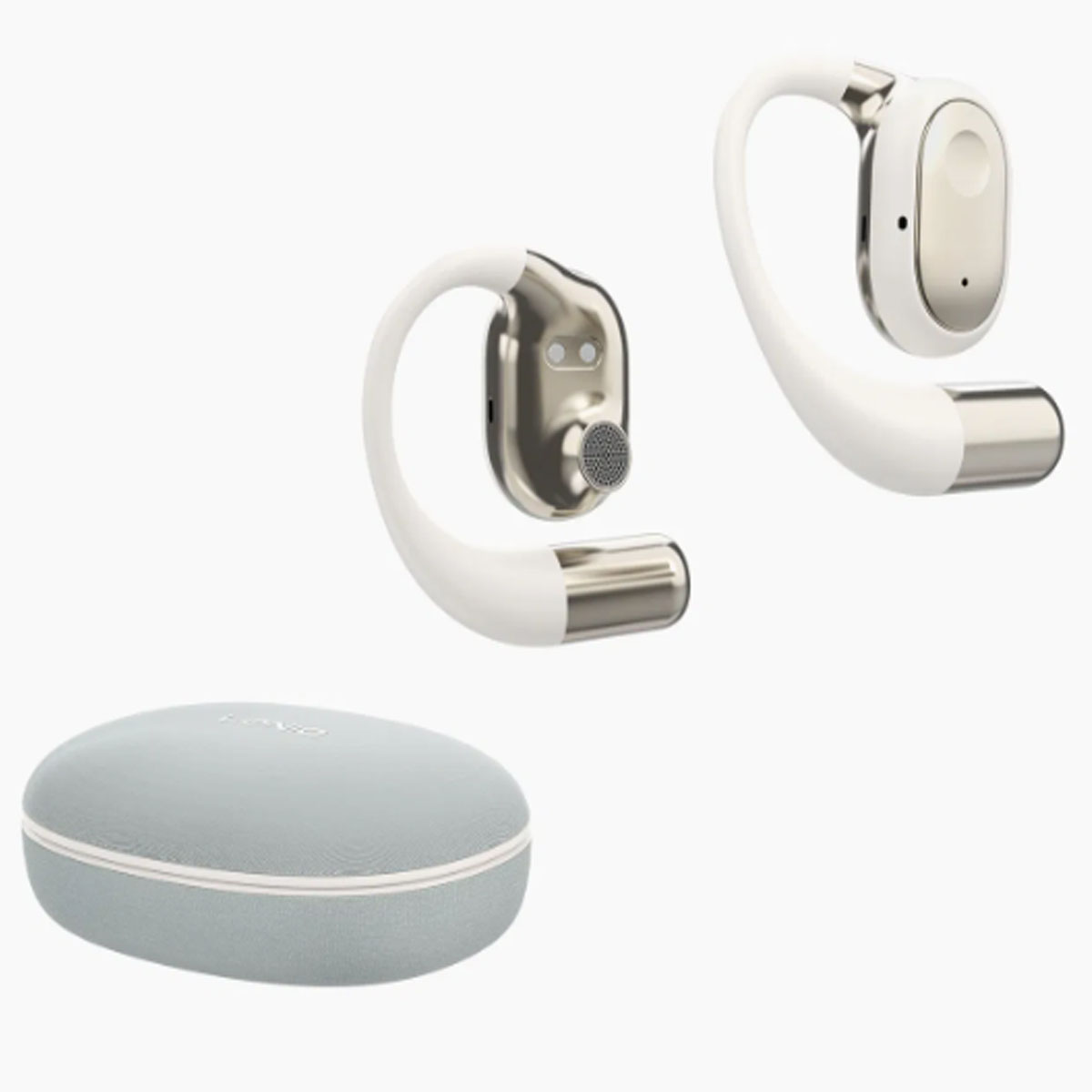 AUDÍFONOS CONDUCCIÓN ÓSEA LDNIO T11 BLUETOOTH 28H - BLANCO - 3