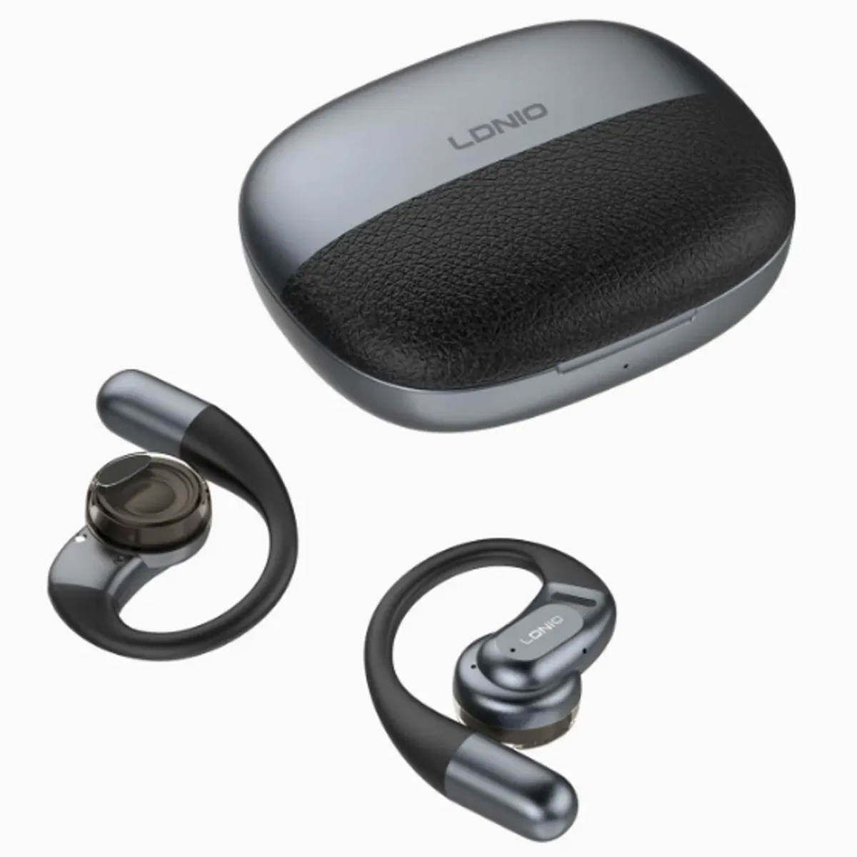 AURICULARES CONDUCCIÓN ÓSEA LDNIO T12 BLUETOOTH 54H - NEGRO - 4