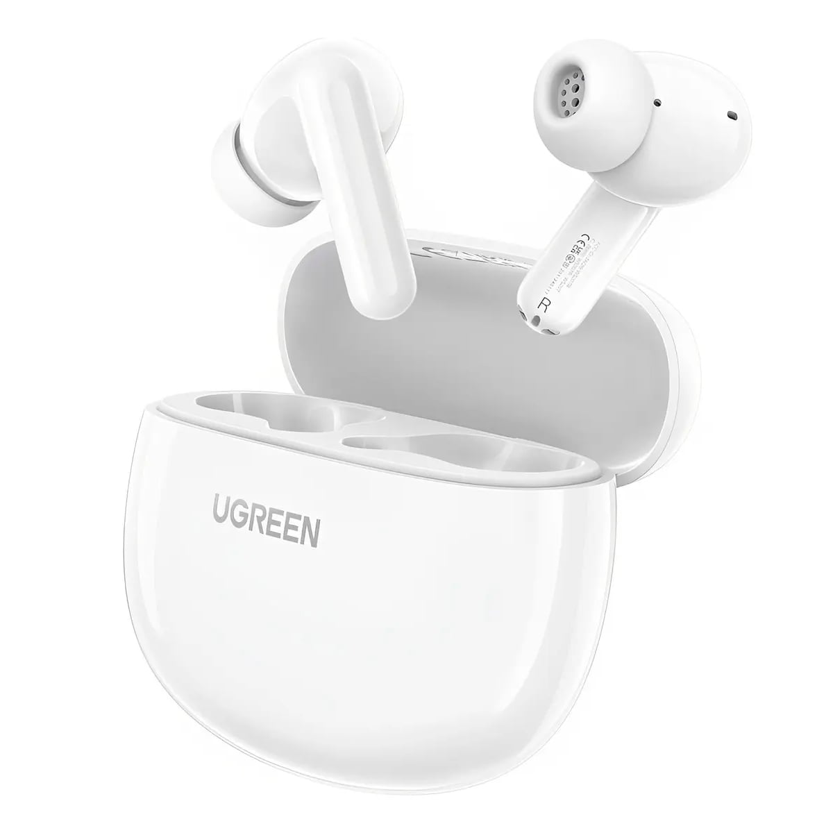 AUDÍFONOS IN-EAR INALÁMBRICOS UGREEN HITUNE P3 WS207 - BLANCO - 2
