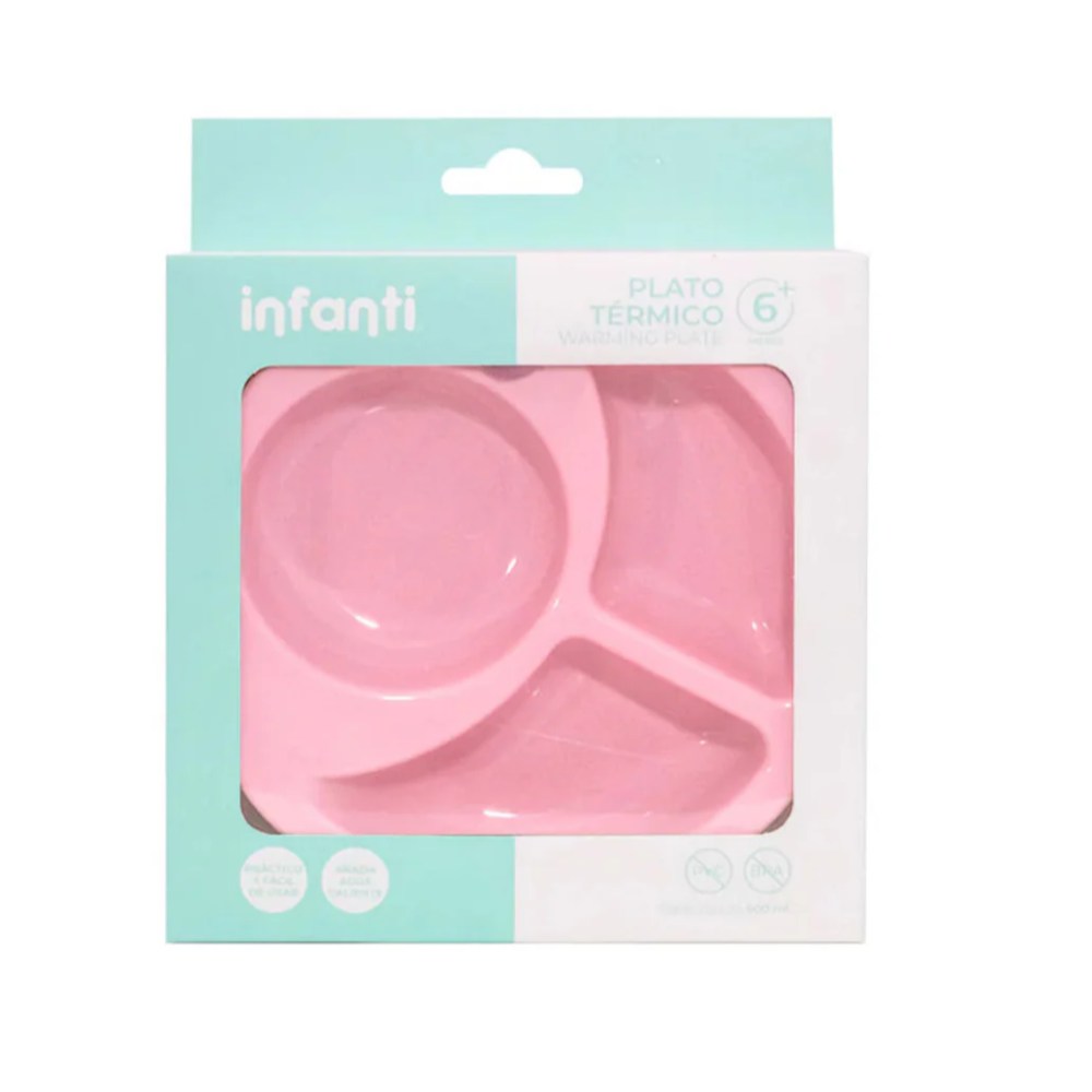 PLATO TERMICO ROSADO INFANTI - 4