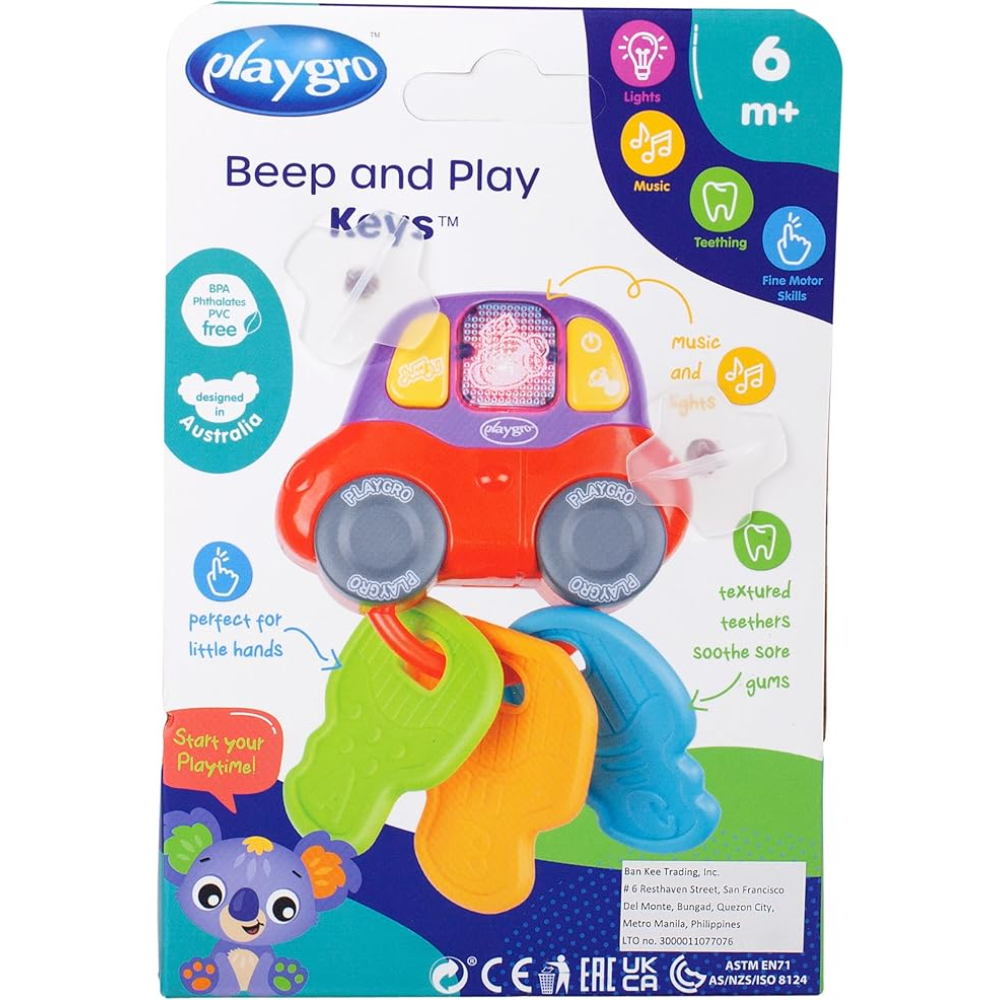 SONAJERO MUSICAL BEEP Y PLAY PLAYGRO - 9