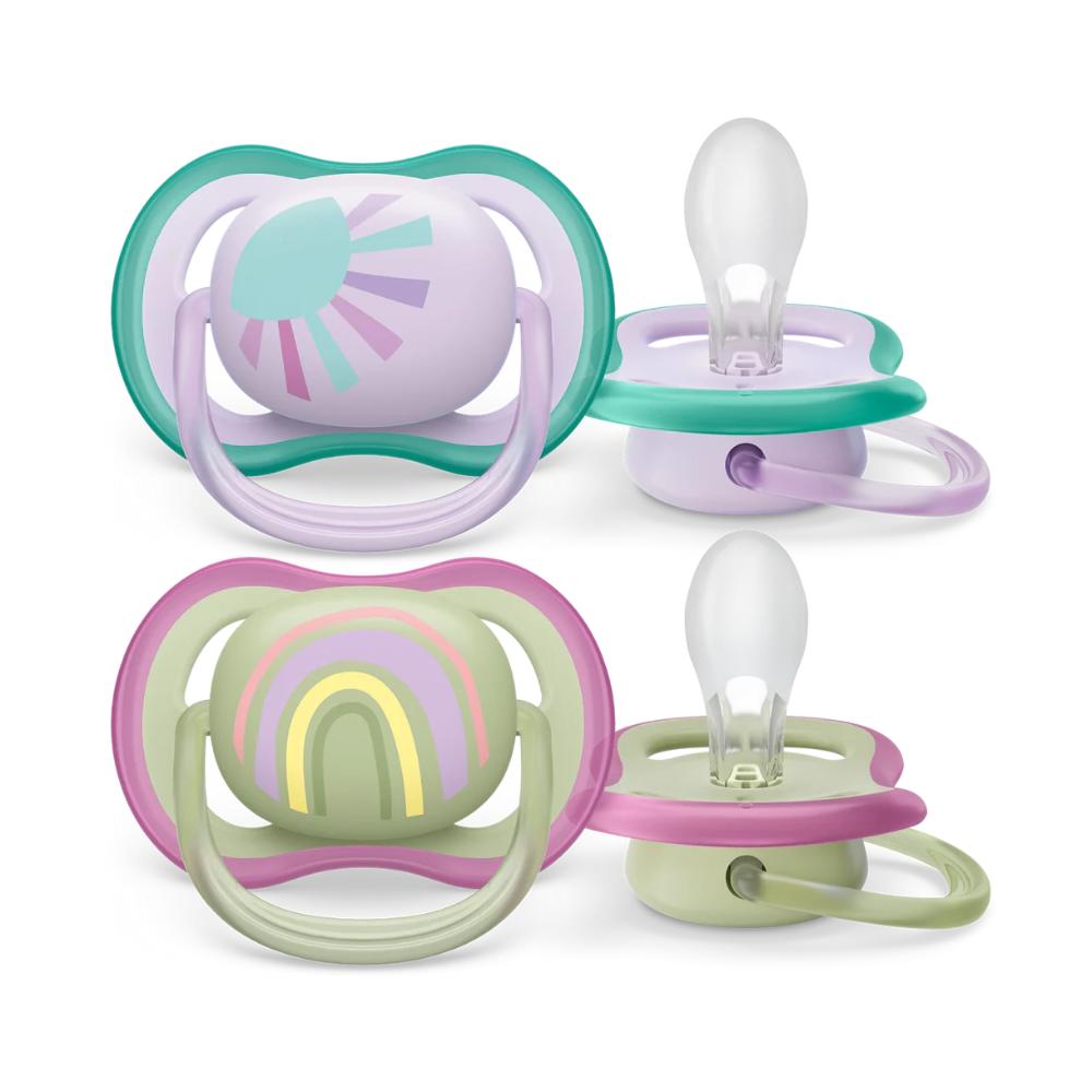 CHUPÓN ULTRA AIR 0-6 NIÑA X2 PHILIPS AVENT - 1