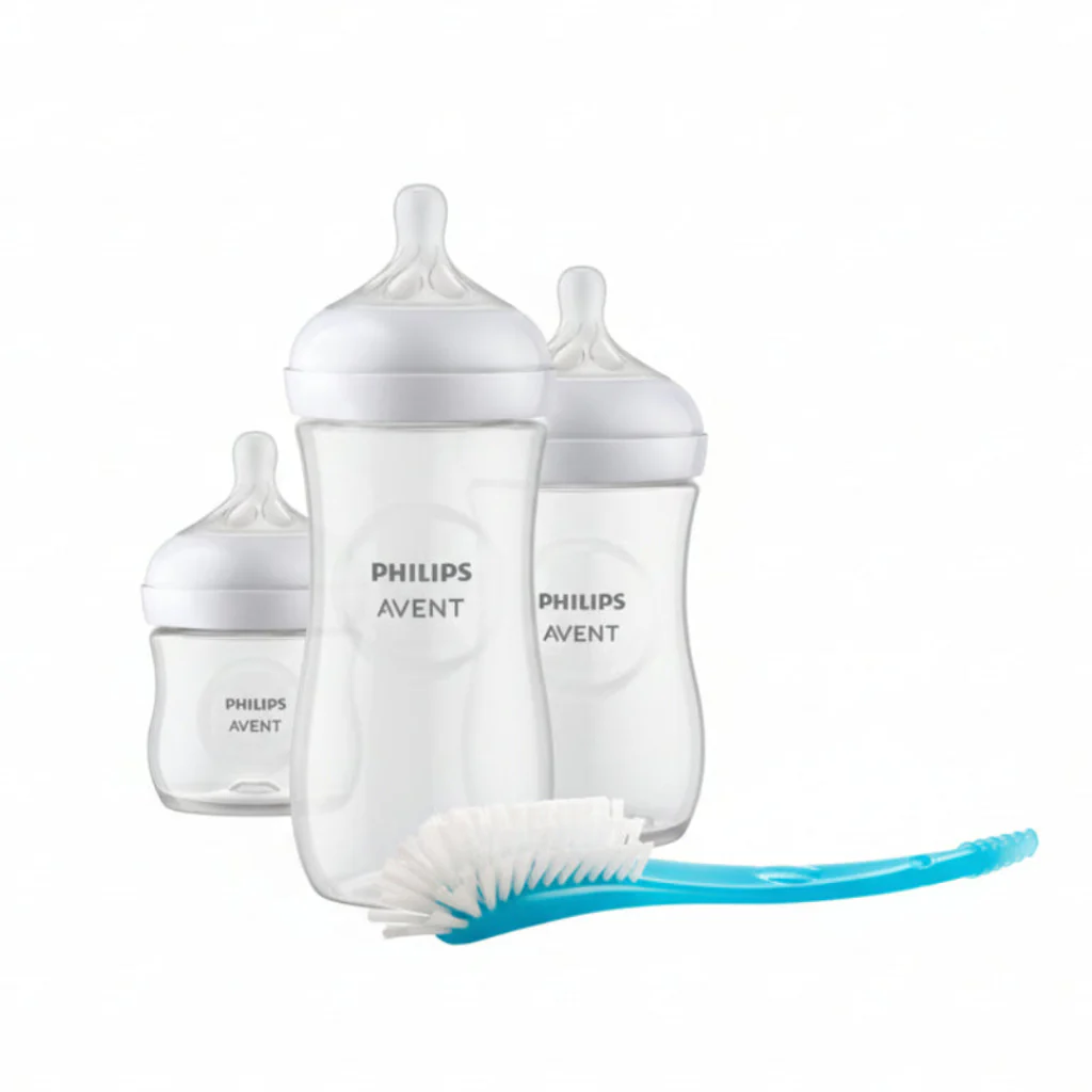 SET NATURAL 3.0 MIX 3 BIBERONES + CEPILLO - 1