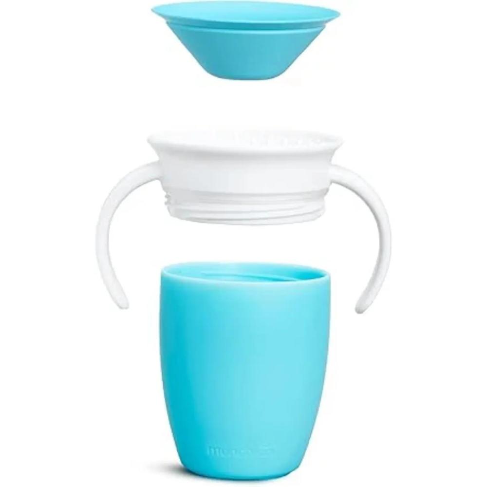 VASO DE ENTRENAMIENTO MIRACLE 360 7OZ CELESTE MUNCHKIN - 3