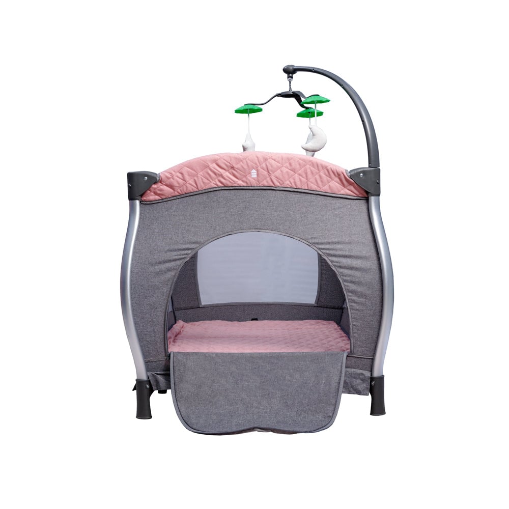 CUNA PLAYARD LUNA PLUS ROSADA INFANTI - 2