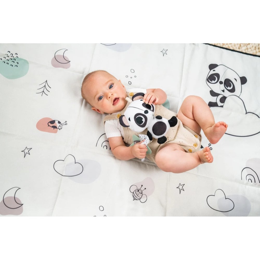 TINY SMART PANDA BLACK AND WHITE DECOR - 2