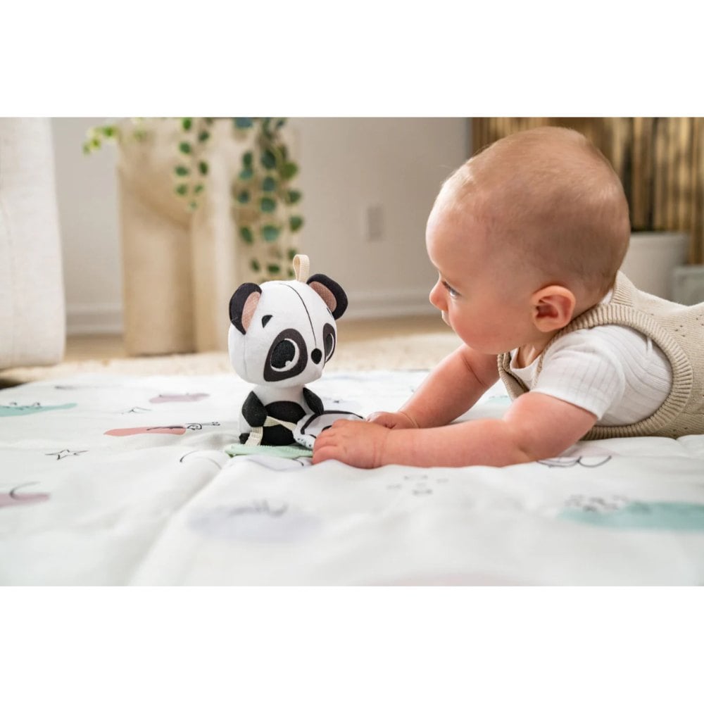 TINY SMART PANDA BLACK AND WHITE DECOR - 4
