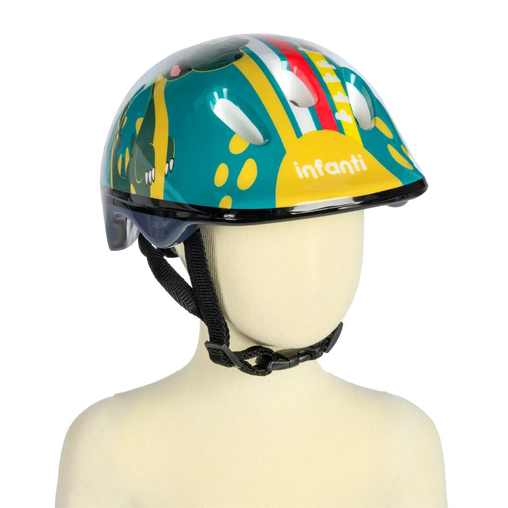 SET DE CASCO Y RODILLERAS DINO INFANTI - 4