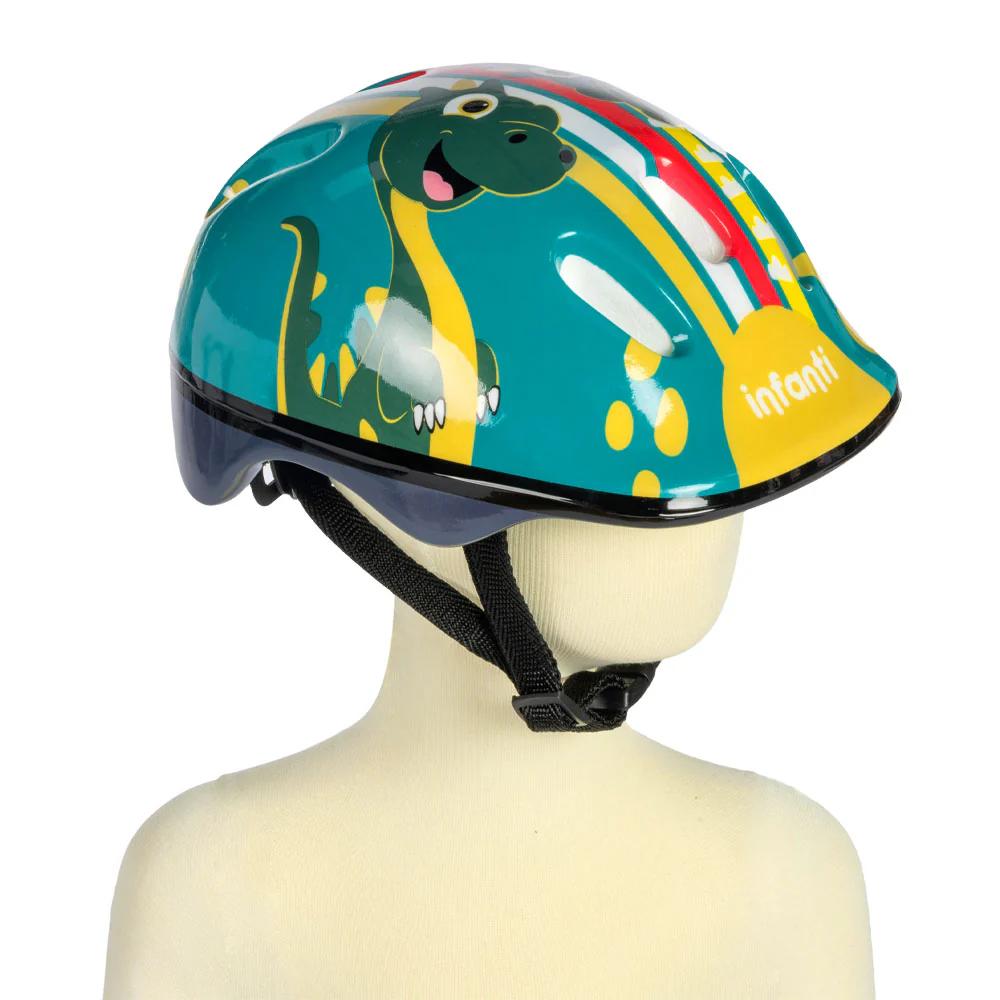 SET DE CASCO Y RODILLERAS DINO INFANTI - 5