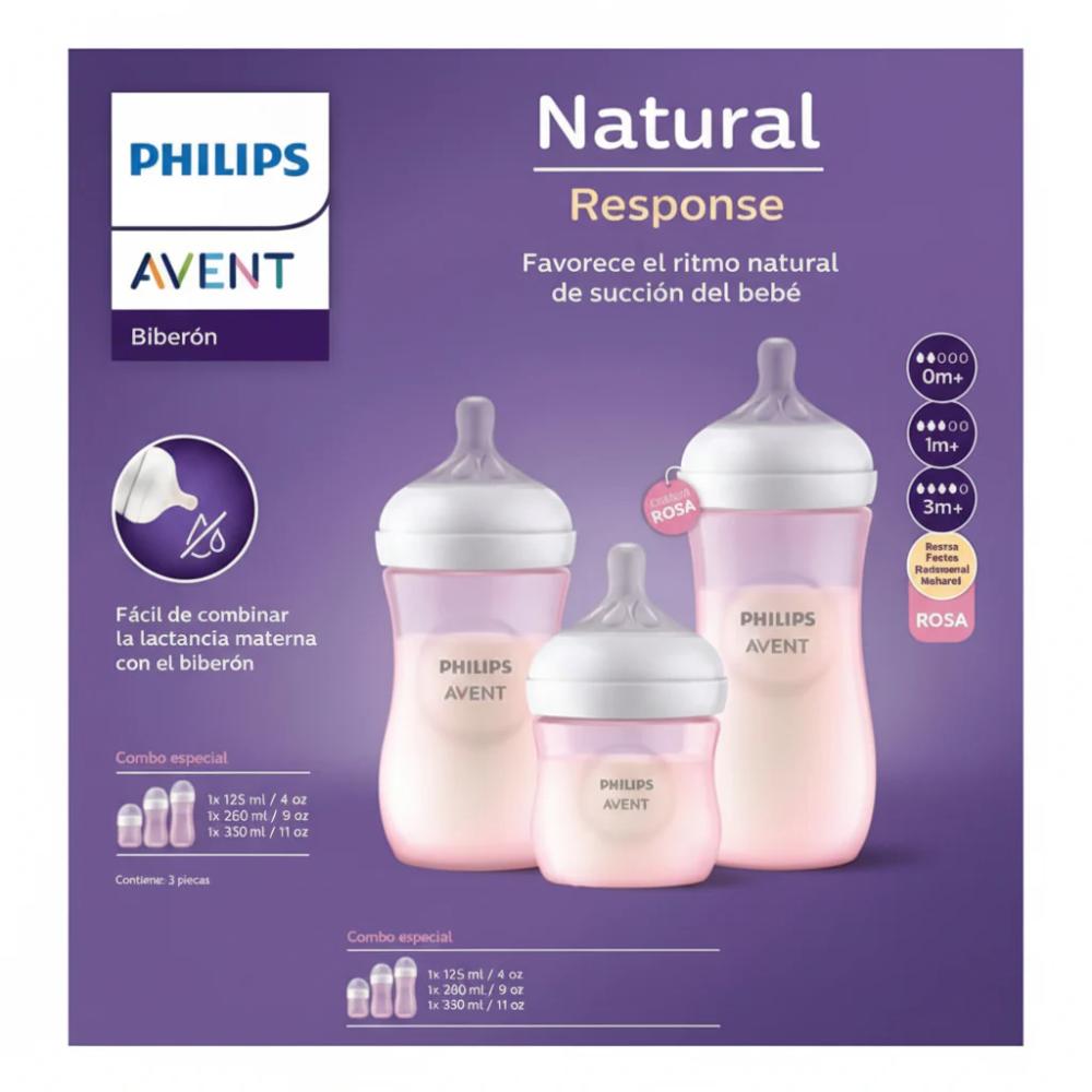 SET NATURAL 3.0 TRIPLE PACK ROSADO - 3