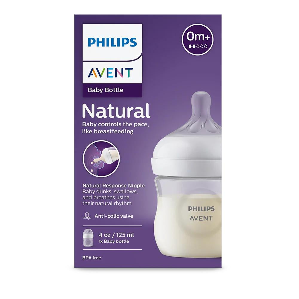 BIBERÓN NATURAL RESPONSE 3.0 125ML FLOW 2 - 0M+ - 4