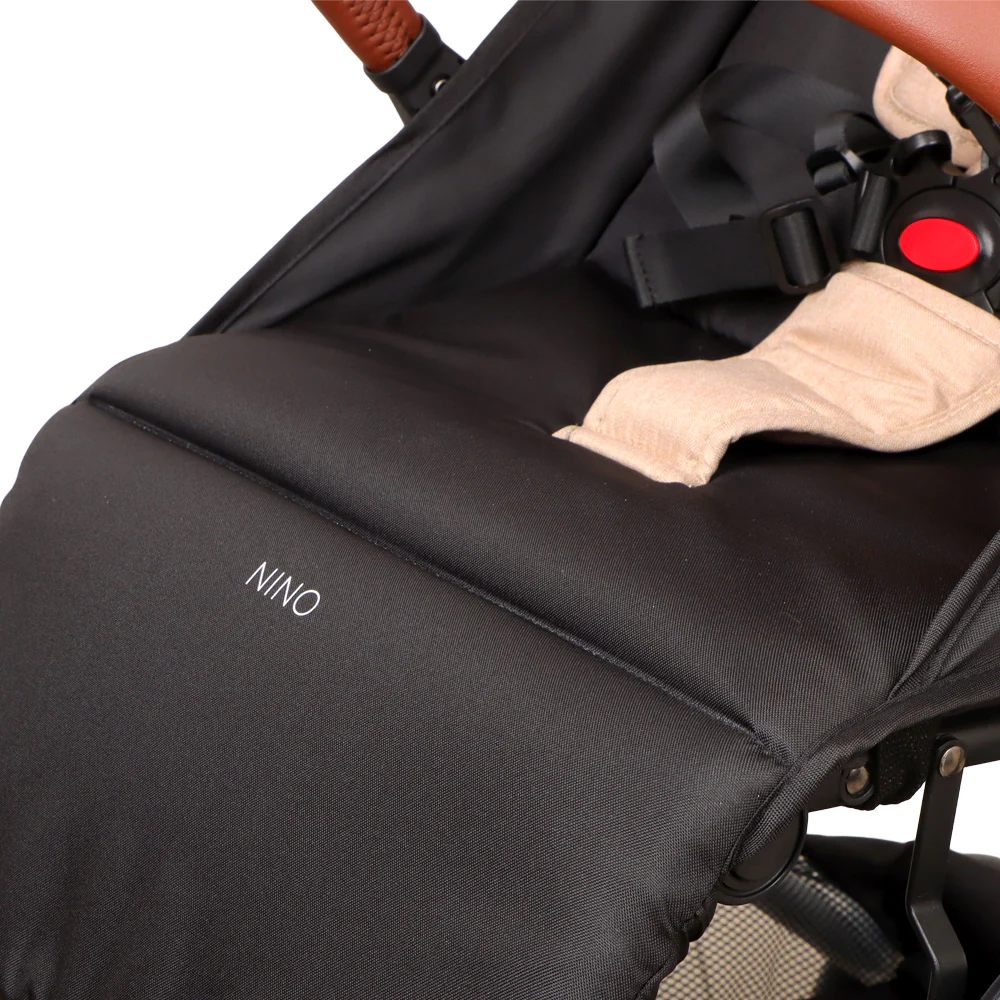COCHE PASEO PLEGABLE NINO BEIGE PARA BEBÉ INFANTI - 8