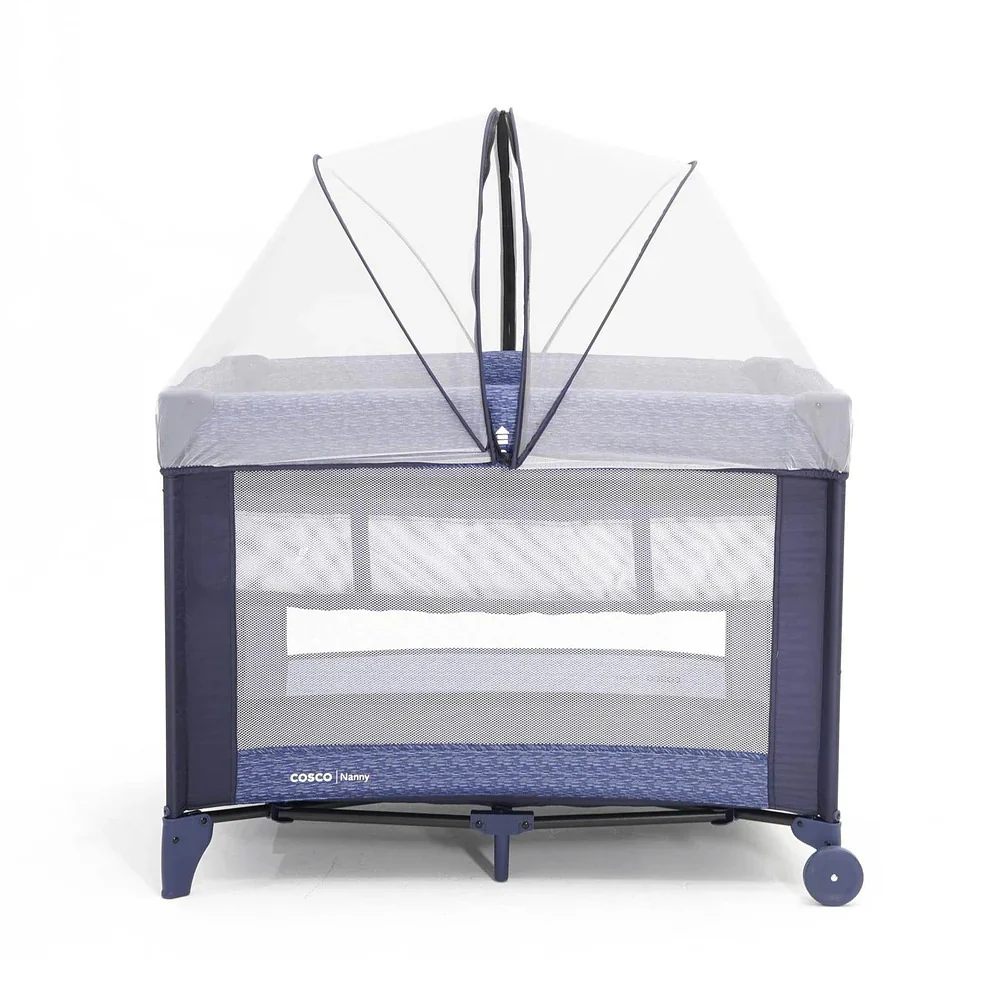CORRAL CUNA PORTÁTIL NANNY AZUL COSCO - 2
