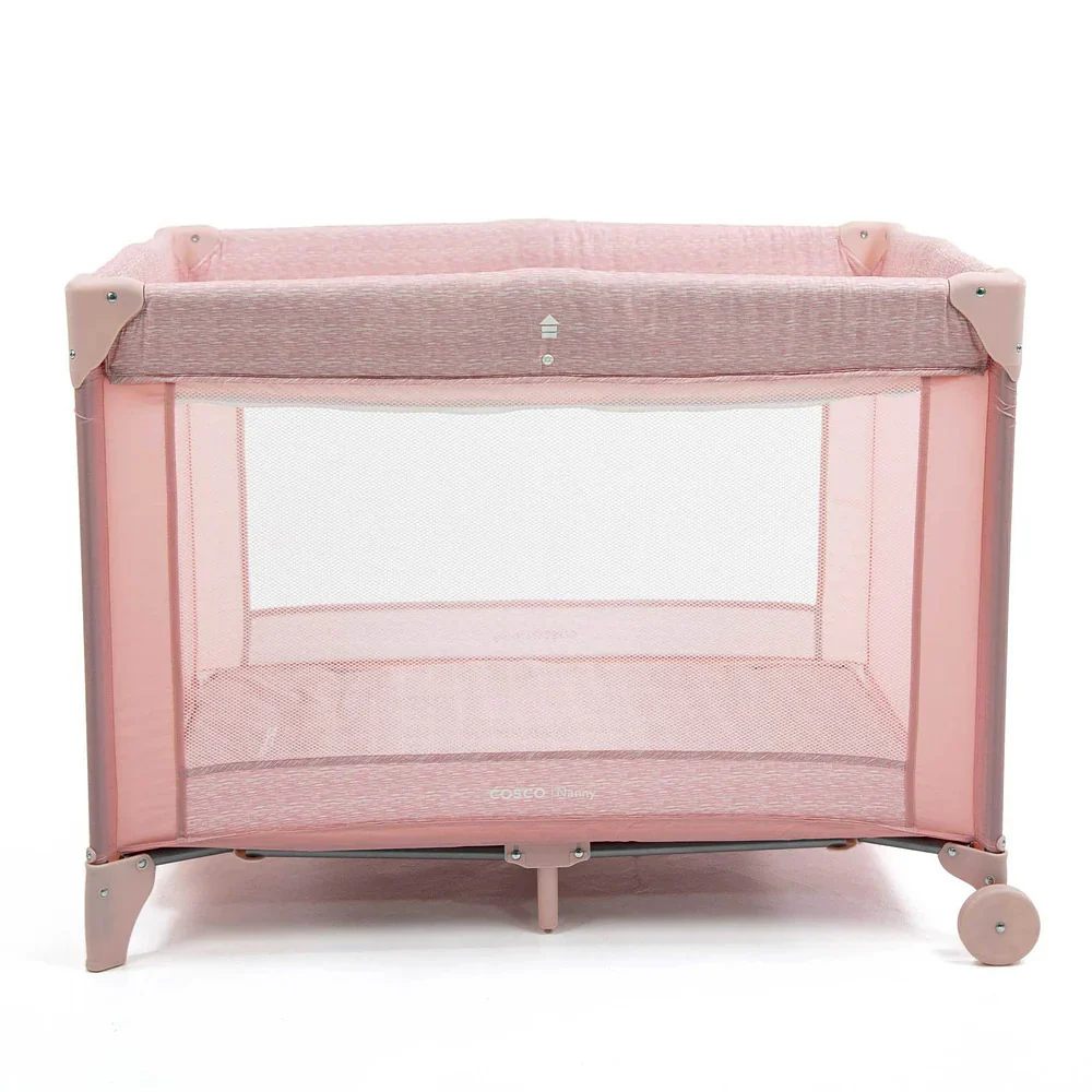 CORRAL CUNA PORTÁTIL NANNY ROSADO COSCO - 5