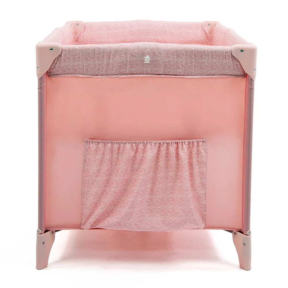 CORRAL CUNA PORTÁTIL NANNY ROSADO COSCO - 8