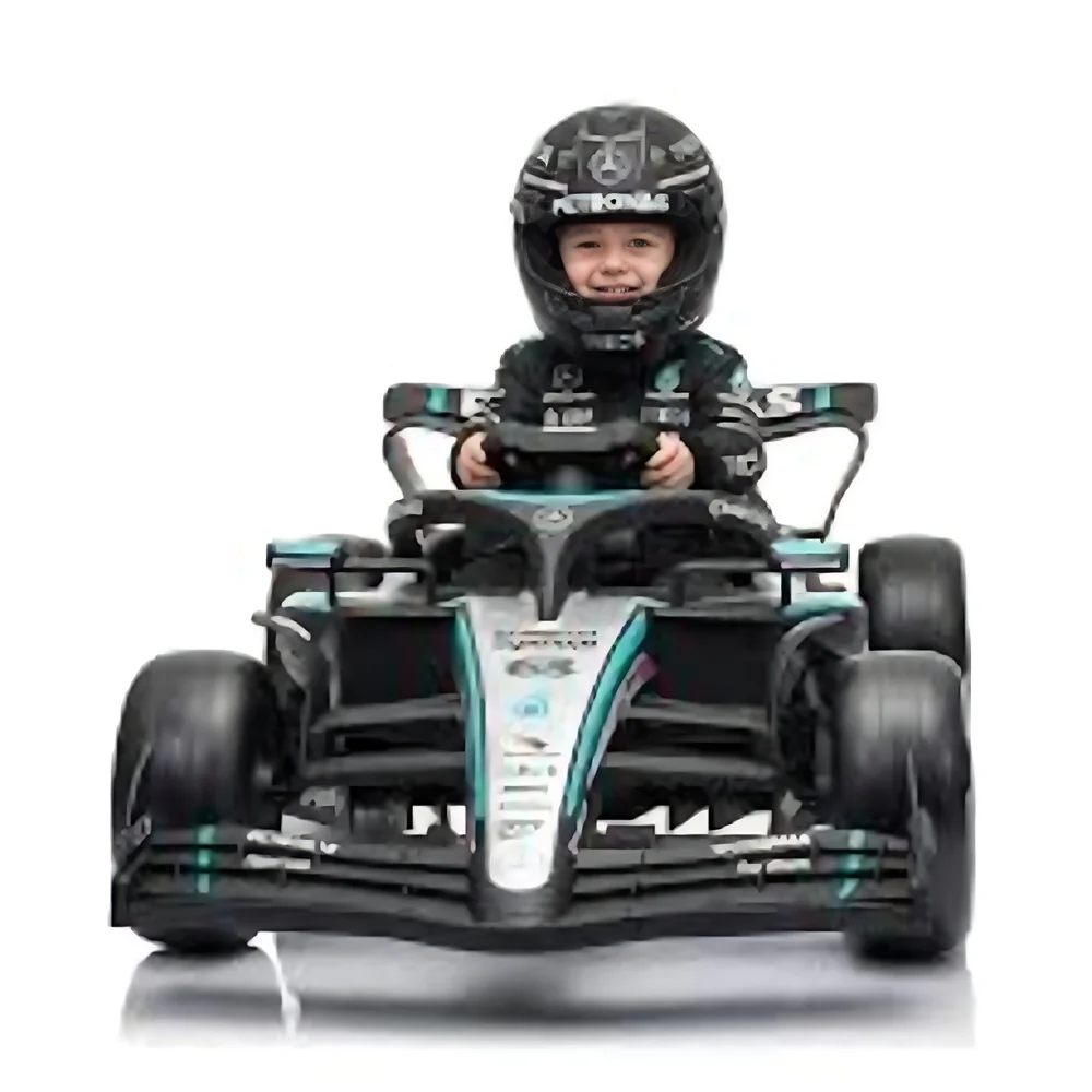 AUTO ELÉCTRICO A BATERÍA MERCEDES BENZ F1 NEGRO INFANTI - 2