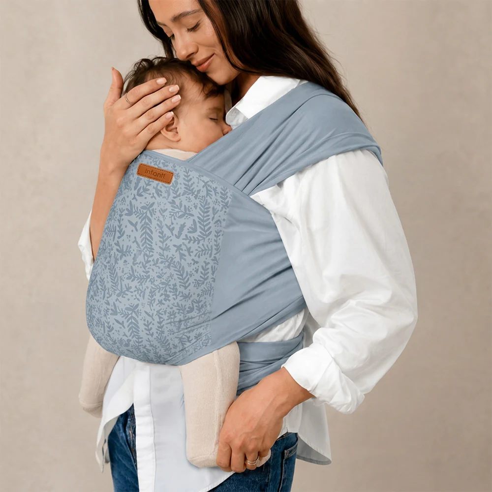 FULAR ERGONÓMICO BOTÁNICA CELESTE INFANTI - 1
