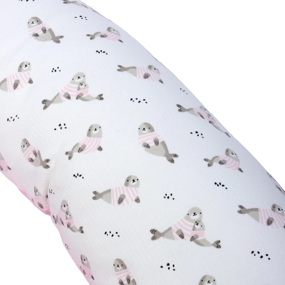 ALMOHADA DE LACTANCIA PRE Y POST NATAL FOCAS ROSADAS INFANTI - 4