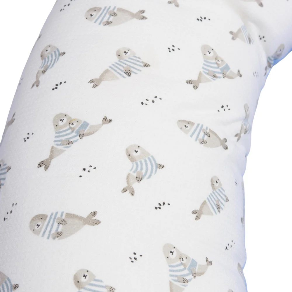 ALMOHADA DE LACTANCIA PRE Y POST NATAL FOCAS AZULES INFANTI - 6