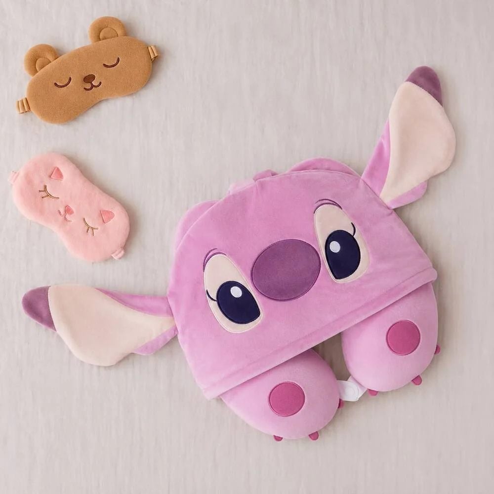 ALMOHADA COJÍN DE VIAJE CON CAPUCHA ANGELA INFANTI - 1