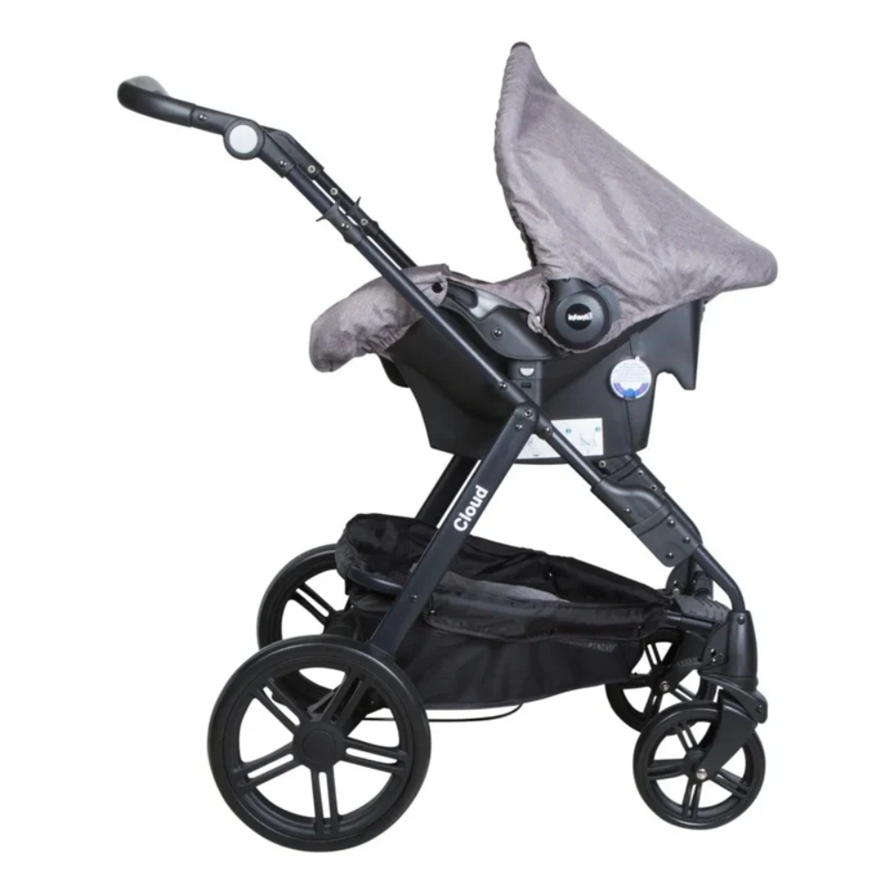 COCHE TRAVEL SYSTEM CLOUD GRIS INFANTI - 6