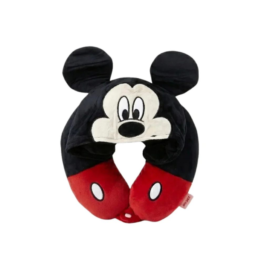 ALMOHADA COJÍN DE VIAJE CON CAPUCHA MICKEY INFANTI - 1
