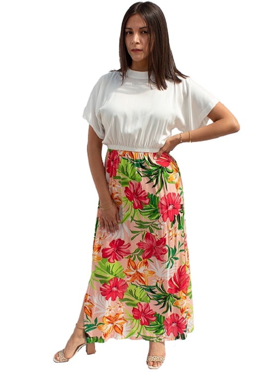 VESTIDO LE MAGNIFIQUE PARA MUJER TROPICAL FLOWERS - 1