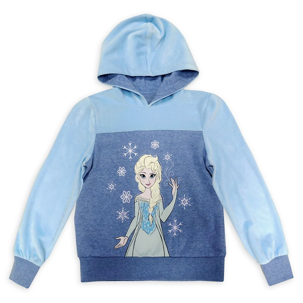POLERA MANGA LARGA NIÑA DISNEY AZUL CLARO ELSA FROZEN 2 - 1