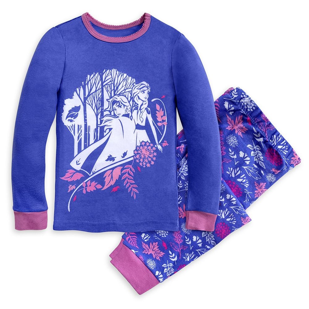 PIJAMA NIÑA DISNEY AZUL ANNA Y ELSA FROZEN 2 - 1