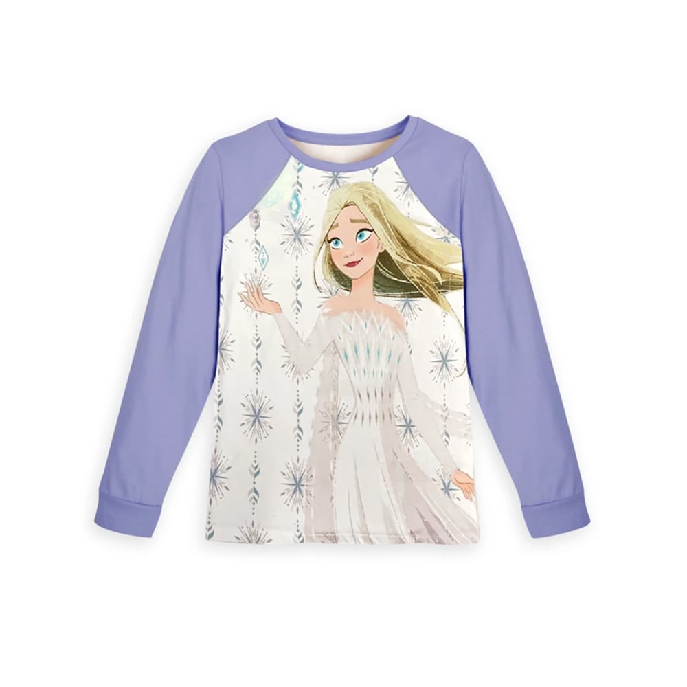 POLO MANGA LARGA ALGODÓN NIÑA DISNEY MULTICOLOR ELSA - 1