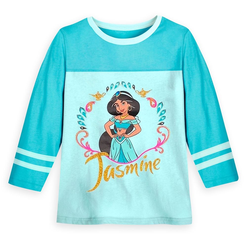 POLO MANGA 3/4 ALGODÓN NIÑA DISNEY CELESTE JASMINE - 1