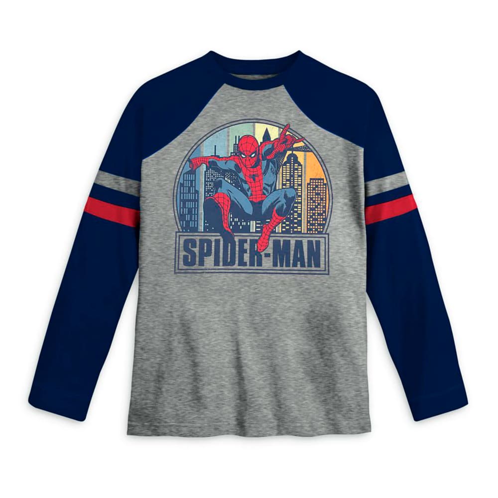 POLO MANGA LARGA ALGODÓN NIÑO DISNEY GRIS SPIDERMAN MARVEL - 1