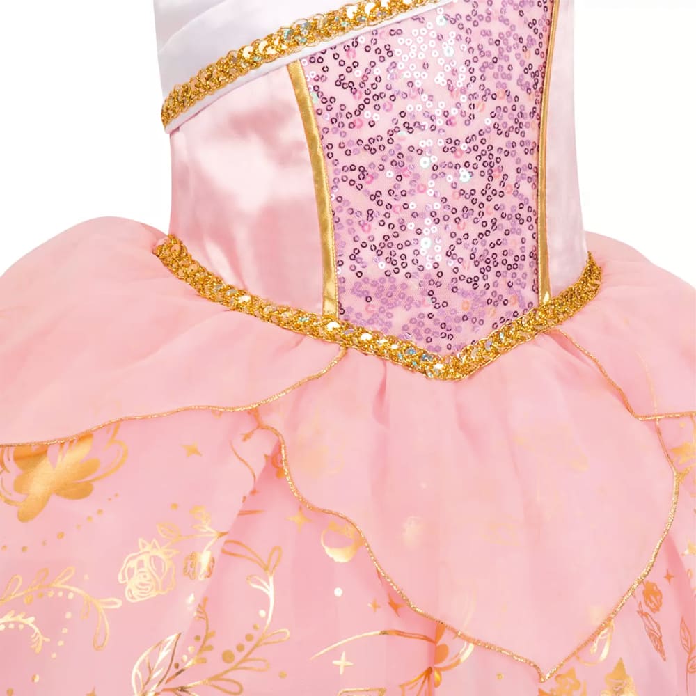 DISFRAZ NIÑA DISNEY ROBLE CLARO PRINCESA AURORA LA BELLA DURMIENTE - 3