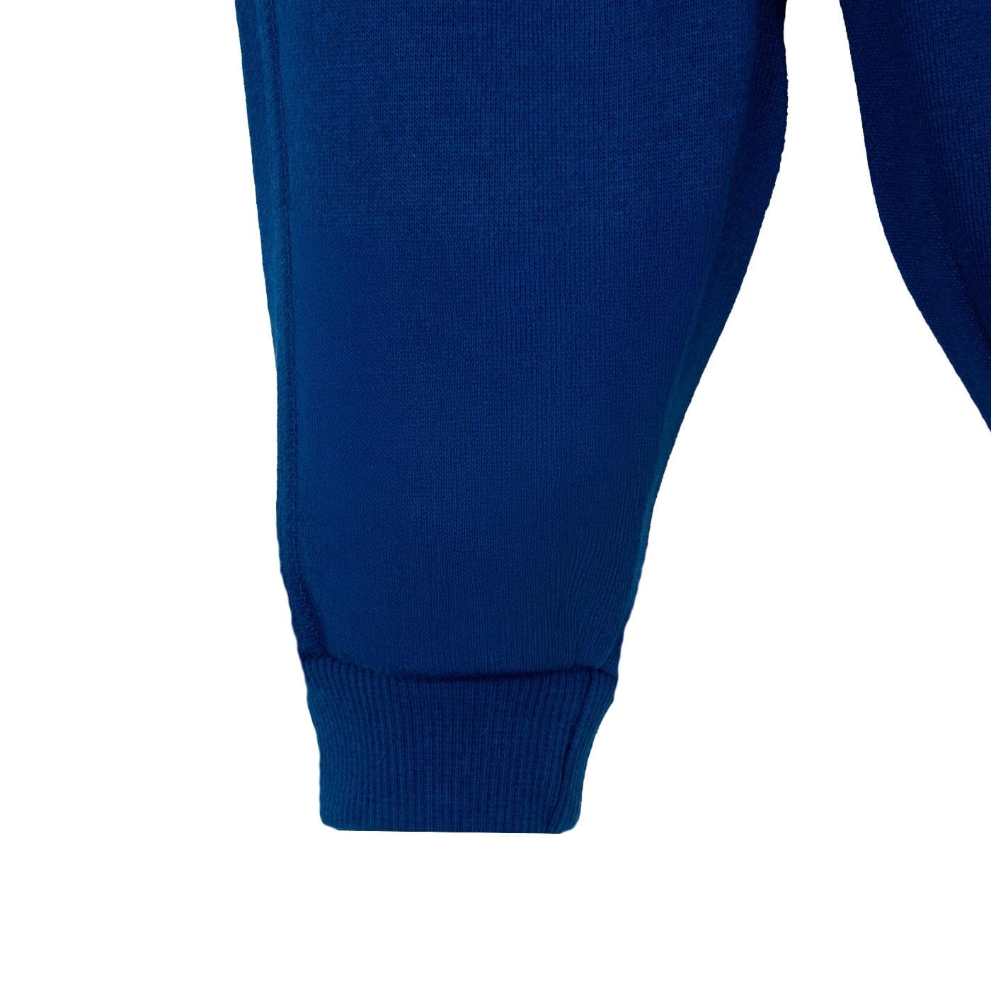 PANTALÓN BUZO BEBÉ NIÑO AZUL MARINO TALLA 3M - 3