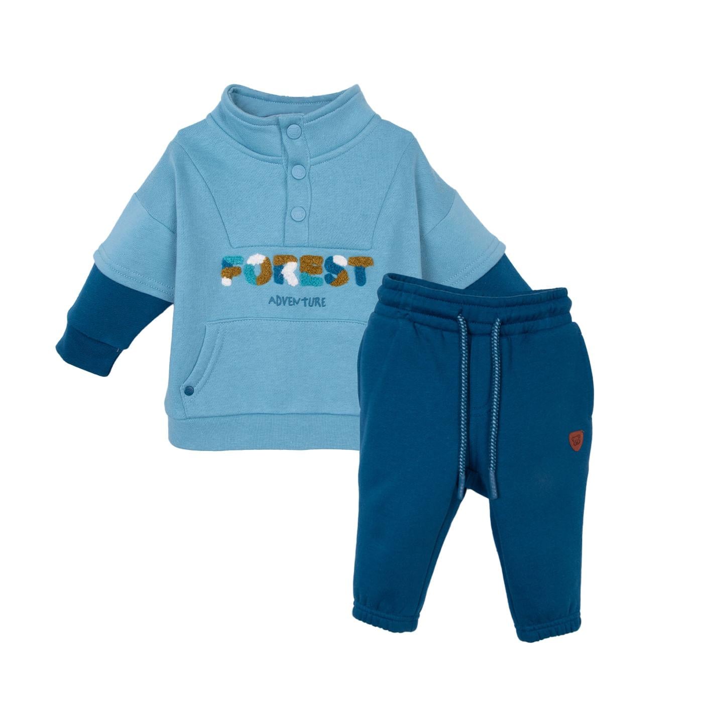 BUZO BEBÉ NIÑO AZUL TALLA 3M - 1