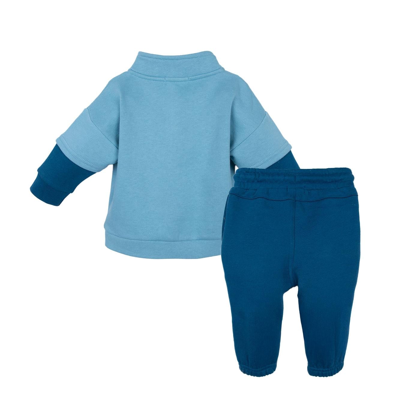 BUZO BEBÉ NIÑO AZUL TALLA 3M - 2