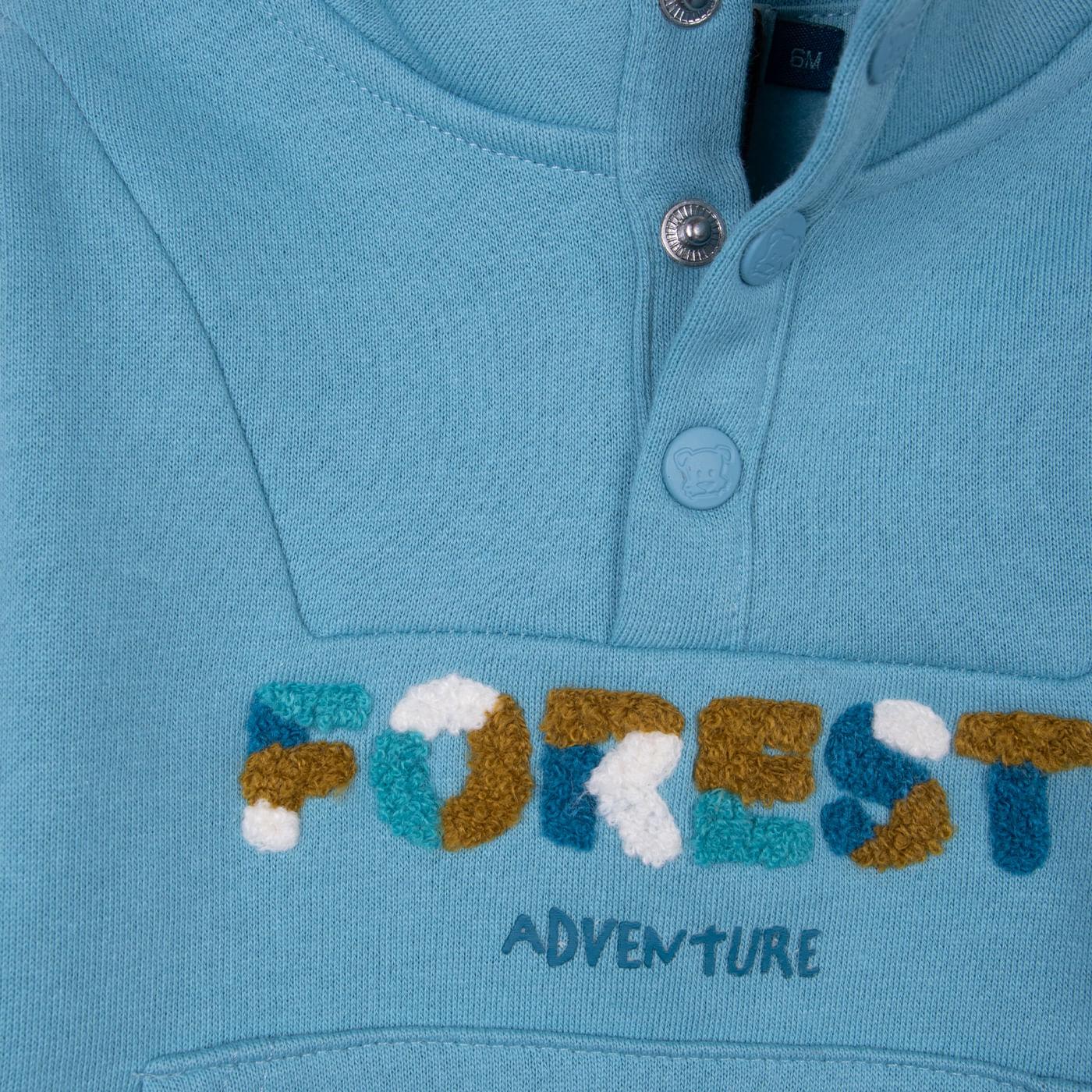 BUZO BEBÉ NIÑO AZUL TALLA 3M - 3