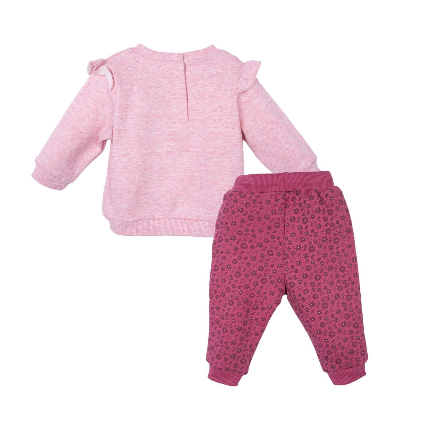 BUZO BEBÉ NIÑA CIRUELA TALLA 4 - 2