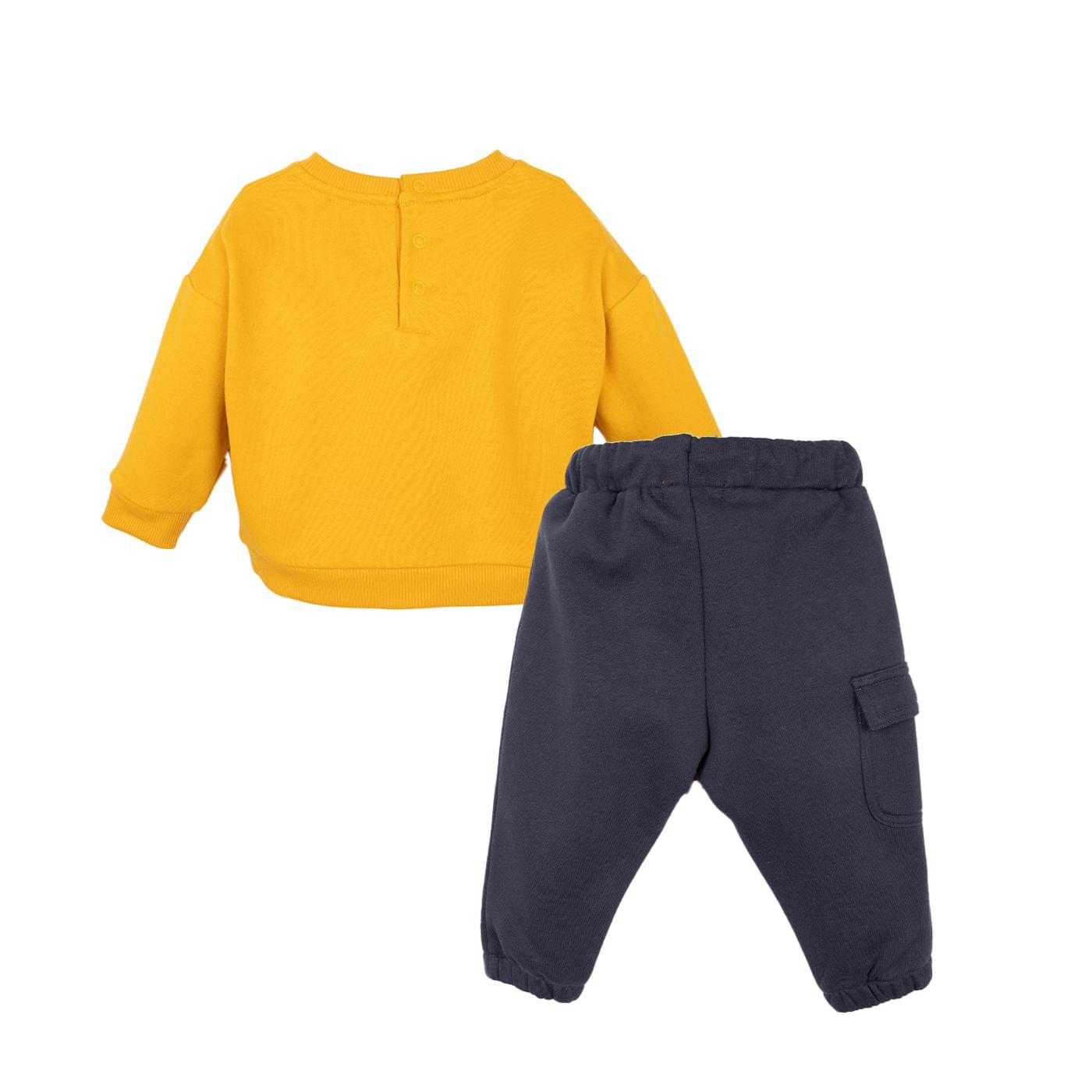 BUZO BEBÉ NIÑO MOSTAZA TALLA 6M - 2