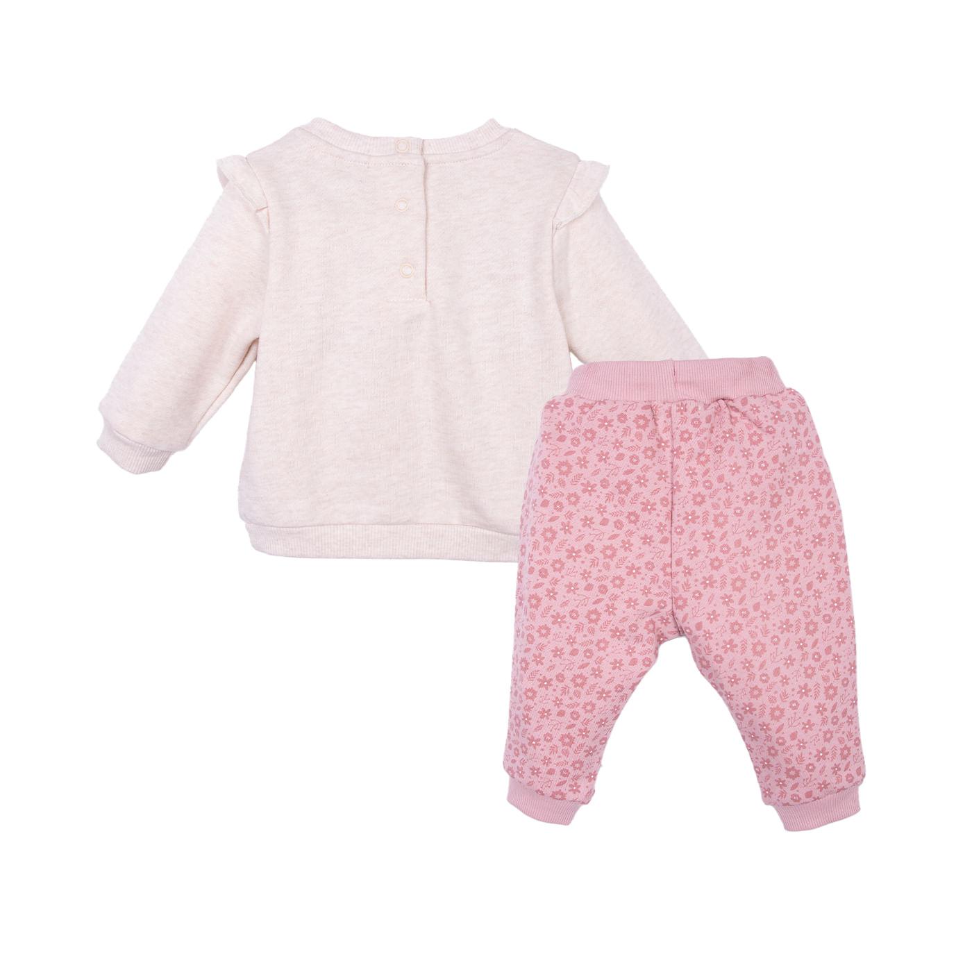 BUZO BEBÉ NIÑA PALO ROSA TALLA 3M - 2