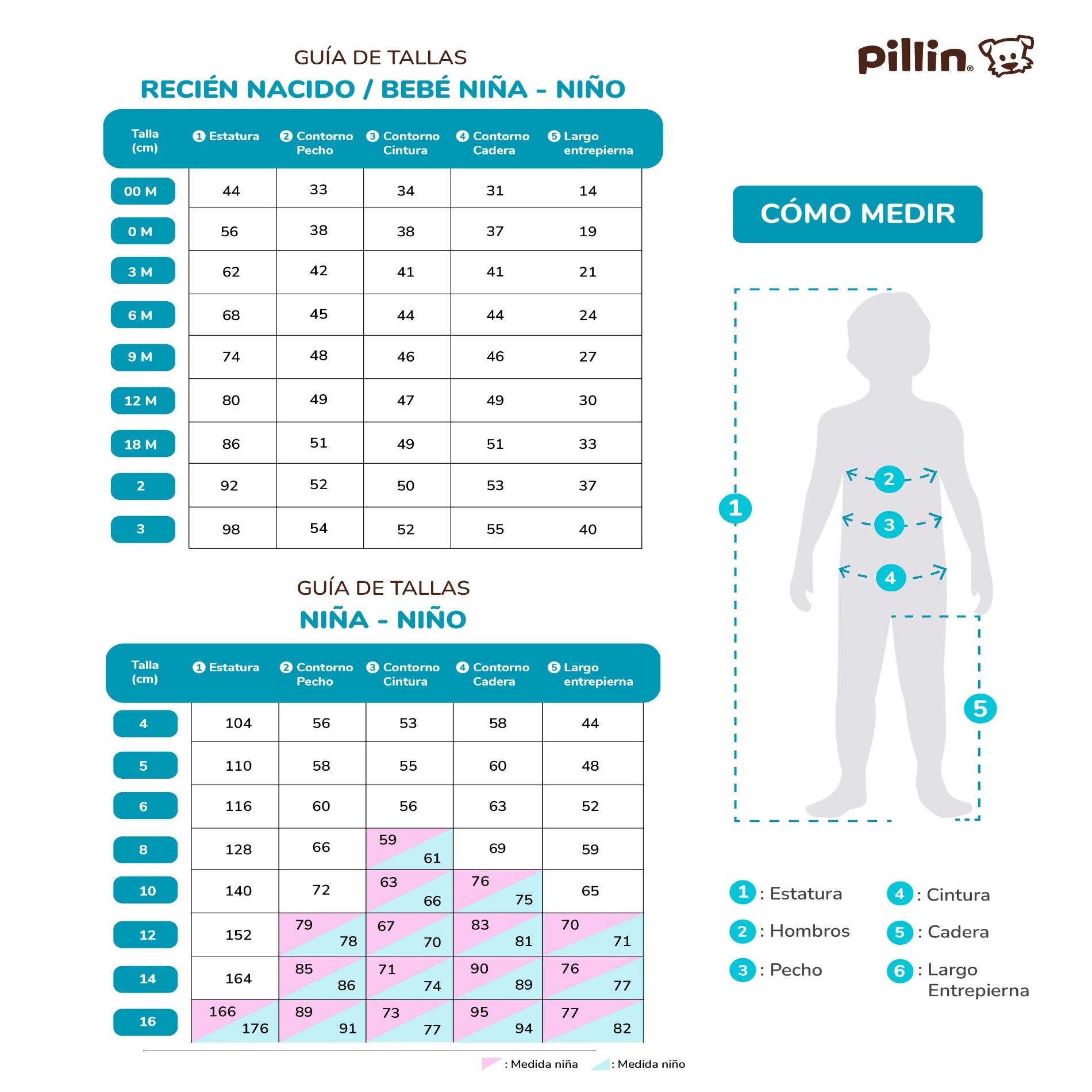 POLERA BEBÉ NIÑA ROSADO TALLA 4 - 5
