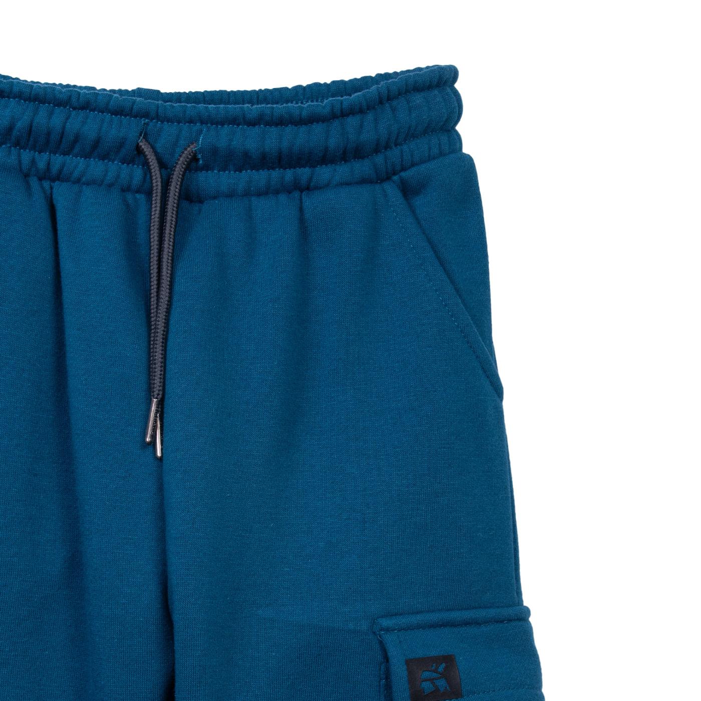 PANTALÓN BUZO NIÑO PETROLEO TALLA 8 - 3