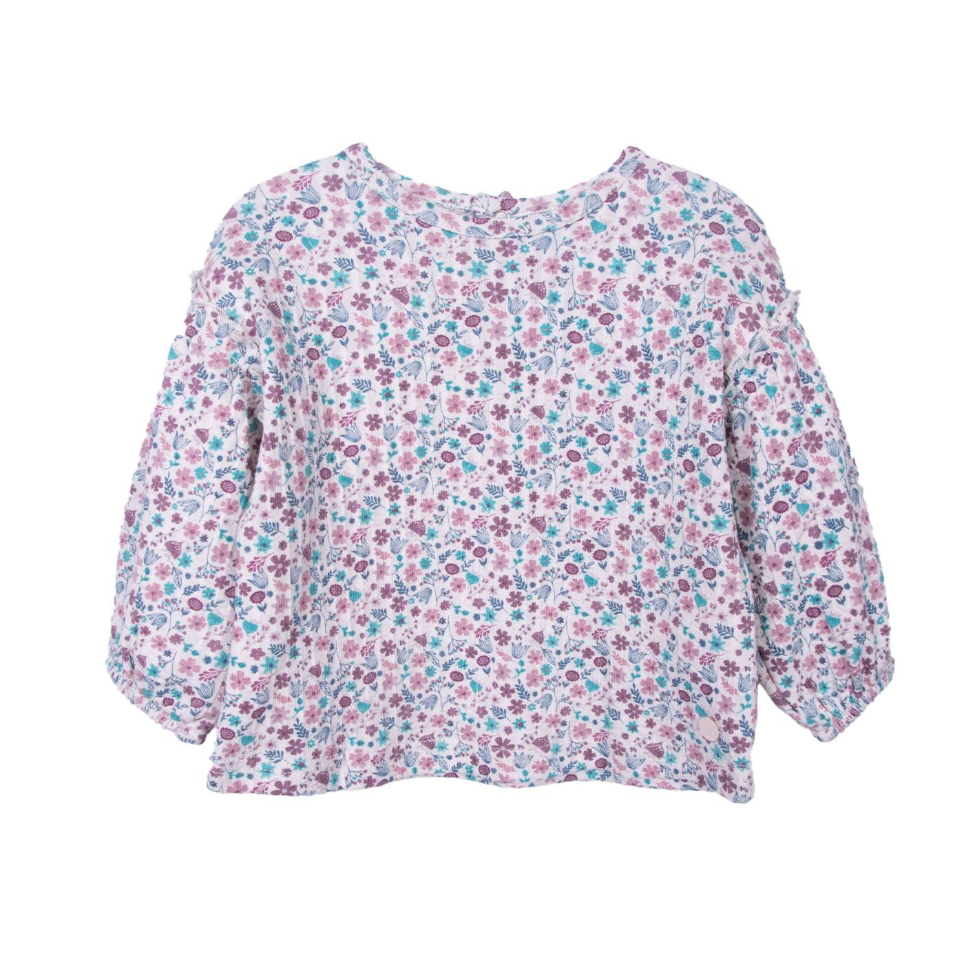 POLO BEBÉ NIÑA ROSADO OSCURO TALLA 3 - 1
