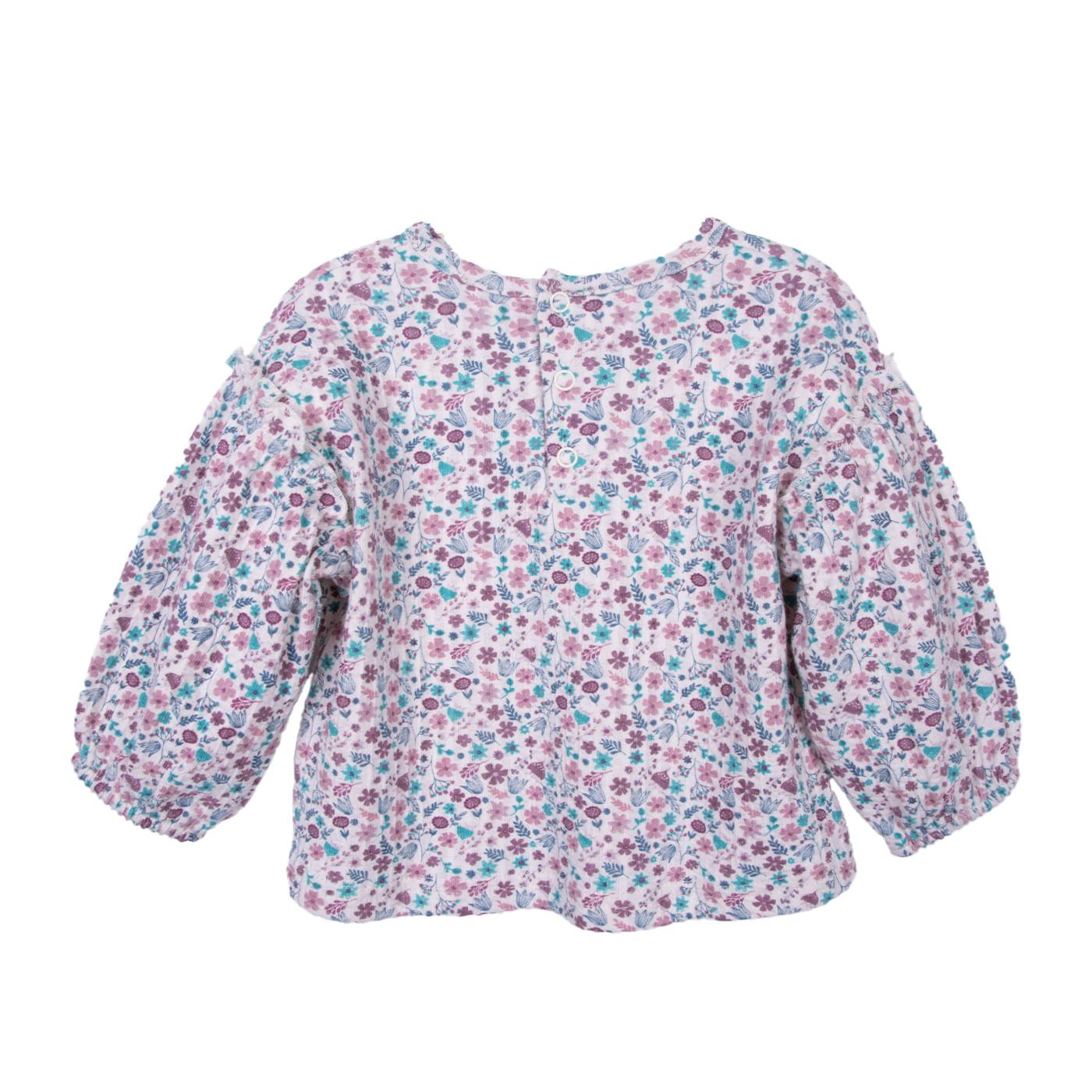 POLO BEBÉ NIÑA ROSADO OSCURO TALLA 3 - 2