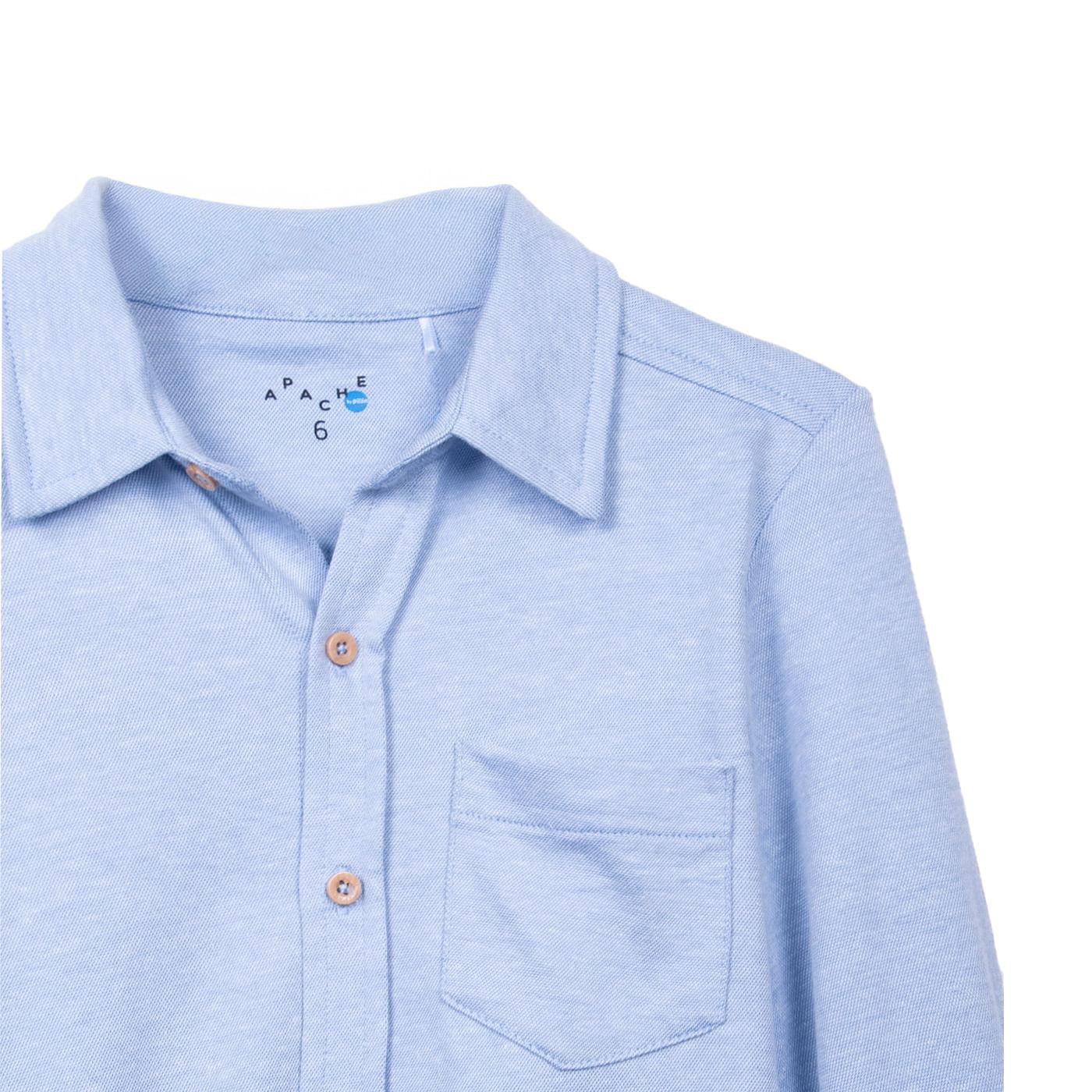 CAMISA NIÑO CELESTE TALLA 3 - 3