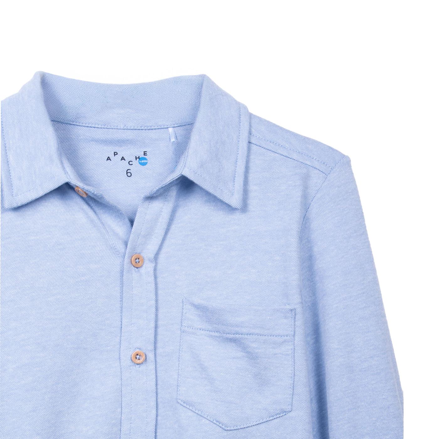 CAMISA NIÑO CELESTE TALLA 3 - 3