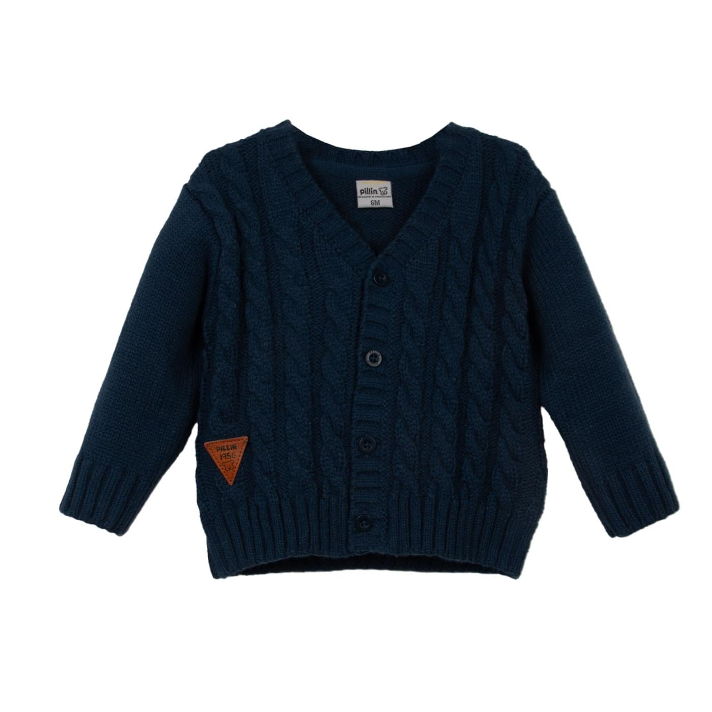 CHOMPA BEBÉ NIÑO AZUL MARINO TALLA 18M - 1