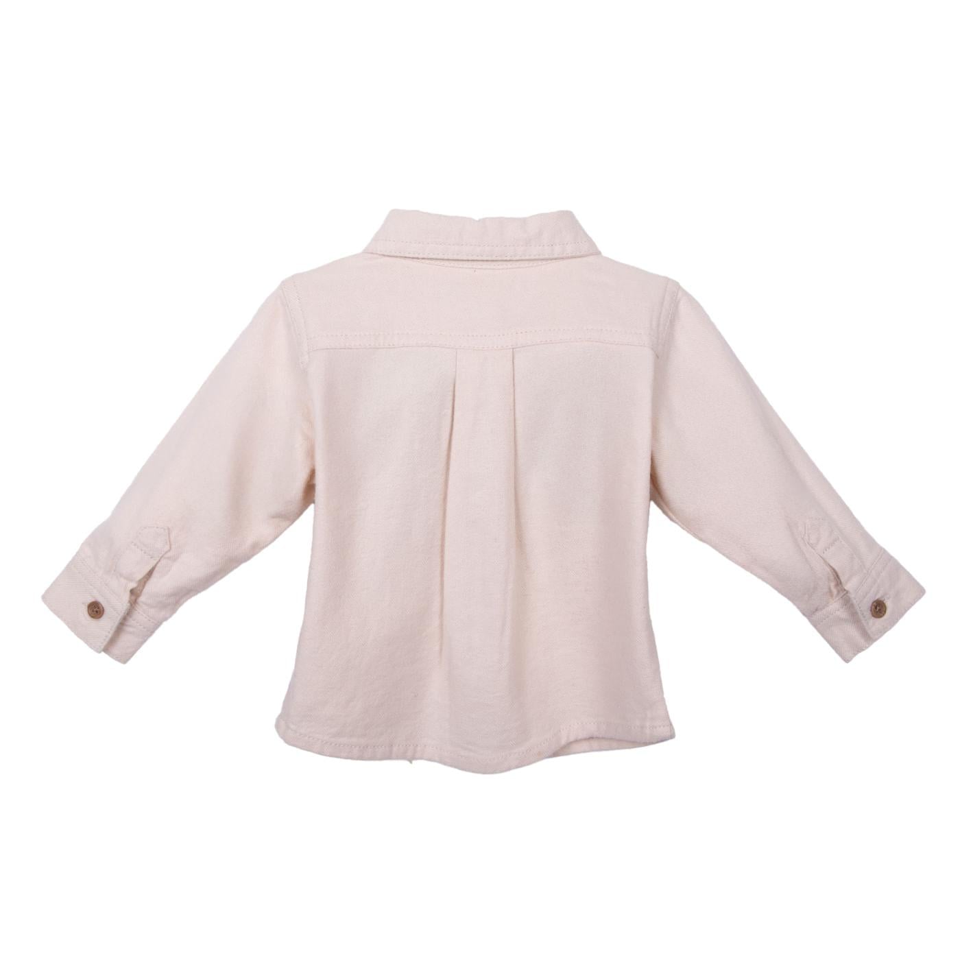CAMISA BEBÉ NIÑO CRUDO TALLA 9M - 2